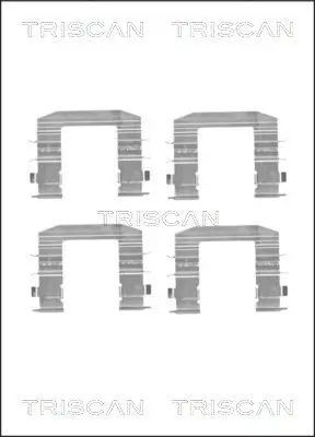 Zubehörsatz, Scheibenbremsbelag TRISCAN 8105 181009 Bild Zubehörsatz, Scheibenbremsbelag TRISCAN 8105 181009