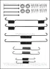 Zubehörsatz, Bremsbacken Hinterachse TRISCAN 8105 182002
