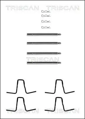 Zubehörsatz, Scheibenbremsbelag TRISCAN 8105 231216