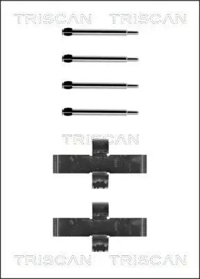 Zubehörsatz, Scheibenbremsbelag TRISCAN 8105 231445 Bild Zubehörsatz, Scheibenbremsbelag TRISCAN 8105 231445