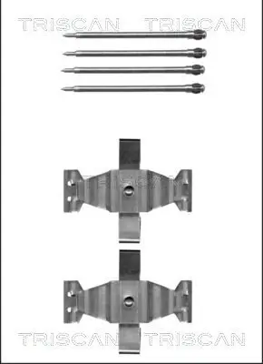 Zubehörsatz, Scheibenbremsbelag TRISCAN 8105 231593 Bild Zubehörsatz, Scheibenbremsbelag TRISCAN 8105 231593