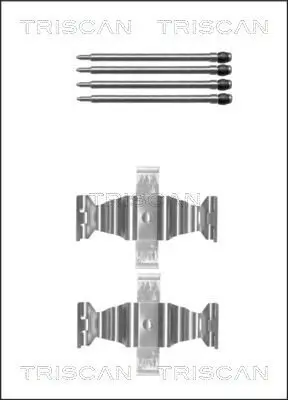 Zubehörsatz, Scheibenbremsbelag TRISCAN 8105 231595