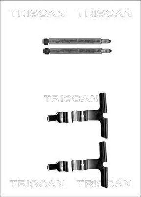 Zubehörsatz, Scheibenbremsbelag TRISCAN 8105 231600 Bild Zubehörsatz, Scheibenbremsbelag TRISCAN 8105 231600