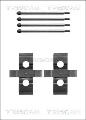 Zubehörsatz, Scheibenbremsbelag TRISCAN 8105 231601 Bild Zubehörsatz, Scheibenbremsbelag TRISCAN 8105 231601