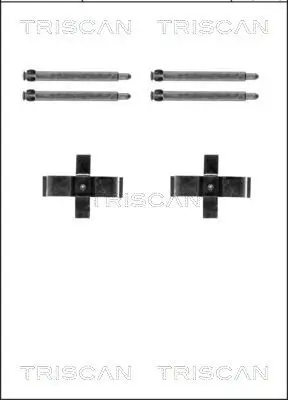 Zubehörsatz, Scheibenbremsbelag TRISCAN 8105 231604