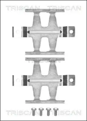 Zubehörsatz, Scheibenbremsbelag TRISCAN 8105 231606