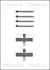 Zubehörsatz, Scheibenbremsbelag Hinterachse TRISCAN 8105 241233