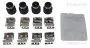Zubehörsatz, Scheibenbremsbelag Vorderachse TRISCAN 8105 241630