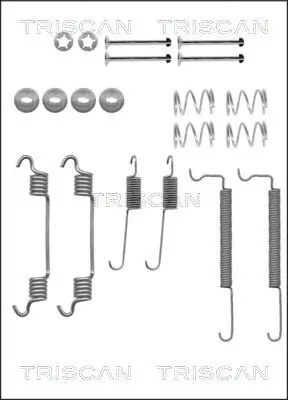 Zubehörsatz, Bremsbacken Hinterachse TRISCAN 8105 242561 Bild Zubehörsatz, Bremsbacken Hinterachse TRISCAN 8105 242561