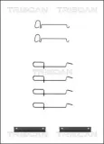 Zubehörsatz, Scheibenbremsbelag TRISCAN 8105 251527