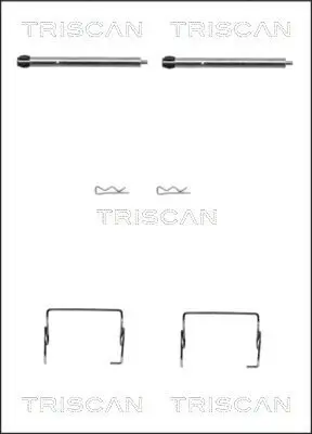 Zubehörsatz, Scheibenbremsbelag TRISCAN 8105 251595