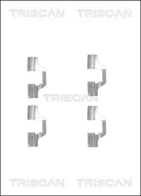 Zubehörsatz, Scheibenbremsbelag TRISCAN 8105 251598 Bild Zubehörsatz, Scheibenbremsbelag TRISCAN 8105 251598