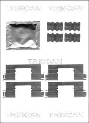 Zubehörsatz, Scheibenbremsbelag TRISCAN 8105 251603 Bild Zubehörsatz, Scheibenbremsbelag TRISCAN 8105 251603