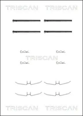 Zubehörsatz, Scheibenbremsbelag TRISCAN 8105 271192 Bild Zubehörsatz, Scheibenbremsbelag TRISCAN 8105 271192