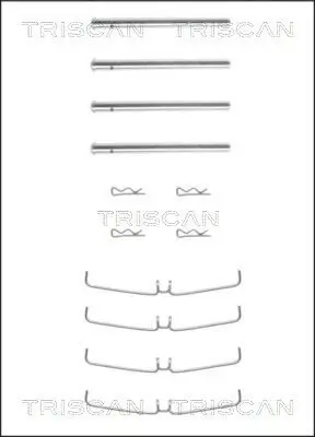 Zubehörsatz, Scheibenbremsbelag TRISCAN 8105 271359