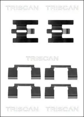 Zubehörsatz, Scheibenbremsbelag TRISCAN 8105 271603 Bild Zubehörsatz, Scheibenbremsbelag TRISCAN 8105 271603