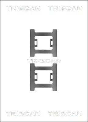 Zubehörsatz, Scheibenbremsbelag TRISCAN 8105 271606