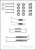 Zubehörsatz, Bremsbacken Hinterachse TRISCAN 8105 272532