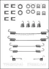 Zubehörsatz, Bremsbacken Hinterachse TRISCAN 8105 282524