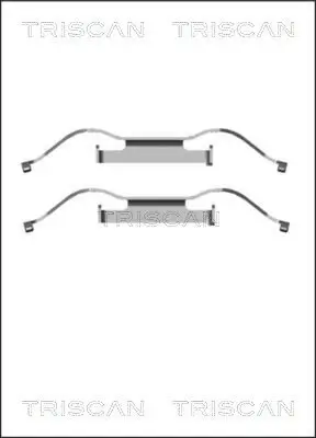 Zubehörsatz, Scheibenbremsbelag TRISCAN 8105 291608