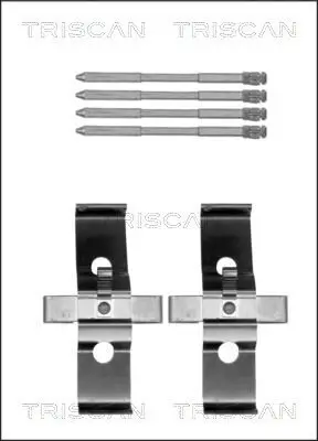 Zubehörsatz, Scheibenbremsbelag TRISCAN 8105 291614 Bild Zubehörsatz, Scheibenbremsbelag TRISCAN 8105 291614