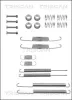 Zubehörsatz, Bremsbacken Hinterachse TRISCAN 8105 292217