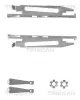 Nachsteller-Satz, Trommelbremse Hinterachse TRISCAN 8105 293001