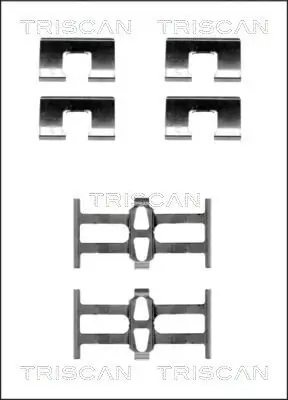 Zubehörsatz, Scheibenbremsbelag TRISCAN 8105 401614