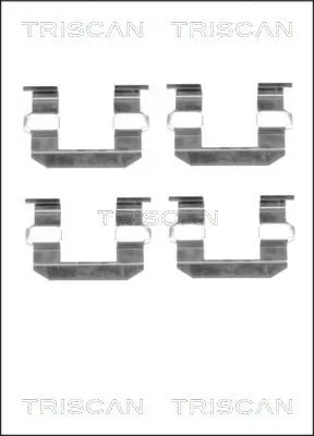 Zubehörsatz, Scheibenbremsbelag TRISCAN 8105 431619 Bild Zubehörsatz, Scheibenbremsbelag TRISCAN 8105 431619