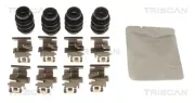 Zubehörsatz, Scheibenbremsbelag Hinterachse TRISCAN 8105 431669