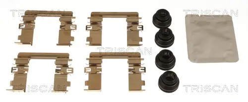 Zubehörsatz, Scheibenbremsbelag Vorderachse TRISCAN 8105 431672
