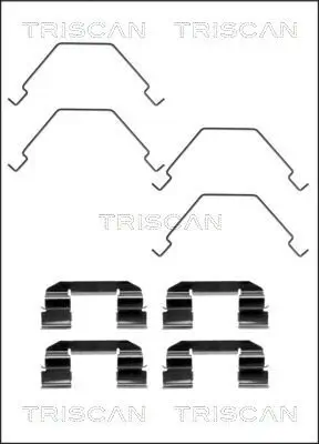 Zubehörsatz, Scheibenbremsbelag TRISCAN 8105 501583