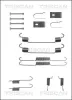 Zubehörsatz, Bremsbacken Hinterachse TRISCAN 8105 502543