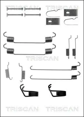 Zubehörsatz, Bremsbacken Hinterachse TRISCAN 8105 502557 Bild Zubehörsatz, Bremsbacken Hinterachse TRISCAN 8105 502557