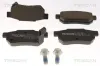 Bremsbelagsatz, Scheibenbremse TRISCAN 8110 10014