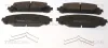 Bremsbelagsatz, Scheibenbremse TRISCAN 8110 10123
