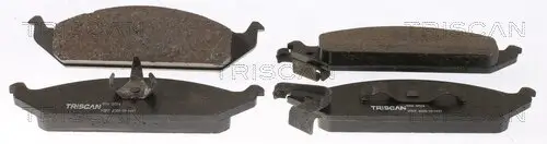 Bremsbelagsatz, Scheibenbremse TRISCAN 8110 10514