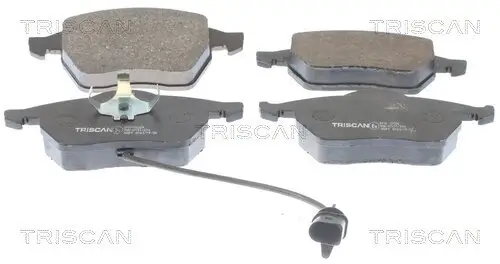 Bremsbelagsatz, Scheibenbremse Vorderachse TRISCAN 8110 10524 Bild Bremsbelagsatz, Scheibenbremse Vorderachse TRISCAN 8110 10524