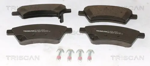 Bremsbelagsatz, Scheibenbremse TRISCAN 8110 10566