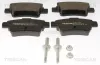 Bremsbelagsatz, Scheibenbremse TRISCAN 8110 10567