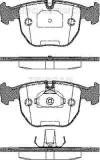 Bremsbelagsatz, Scheibenbremse TRISCAN 8110 11006