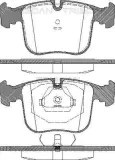 Bremsbelagsatz, Scheibenbremse Vorderachse TRISCAN 8110 11012