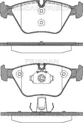 Bremsbelagsatz, Scheibenbremse TRISCAN 8110 11015