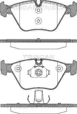 Bremsbelagsatz, Scheibenbremse TRISCAN 8110 11015 Bild Bremsbelagsatz, Scheibenbremse TRISCAN 8110 11015