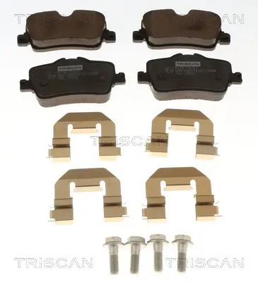 Bremsbelagsatz, Scheibenbremse Hinterachse TRISCAN 8110 11101