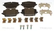 Bremsbelagsatz, Scheibenbremse Vorderachse TRISCAN 8110 11203