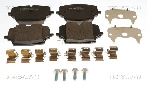 Bremsbelagsatz, Scheibenbremse Vorderachse TRISCAN 8110 11203 Bild Bremsbelagsatz, Scheibenbremse Vorderachse TRISCAN 8110 11203
