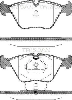 Bremsbelagsatz, Scheibenbremse Vorderachse TRISCAN 8110 11898 Bild Bremsbelagsatz, Scheibenbremse Vorderachse TRISCAN 8110 11898