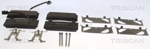 Bremsbelagsatz, Scheibenbremse Vorderachse TRISCAN 8110 12029 Bild Bremsbelagsatz, Scheibenbremse Vorderachse TRISCAN 8110 12029