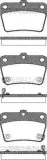 Bremsbelagsatz, Scheibenbremse Hinterachse TRISCAN 8110 13025